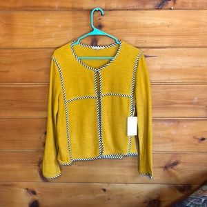 41 Hawthorn mustard yellow blazer. New with tags.